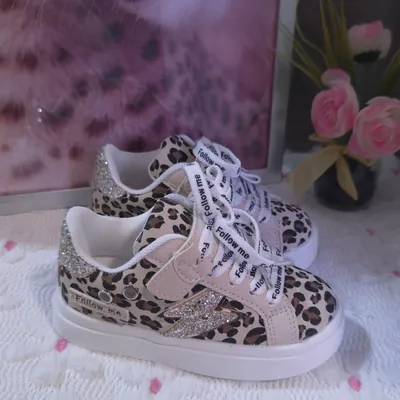 Baskets léopard filles taille 25